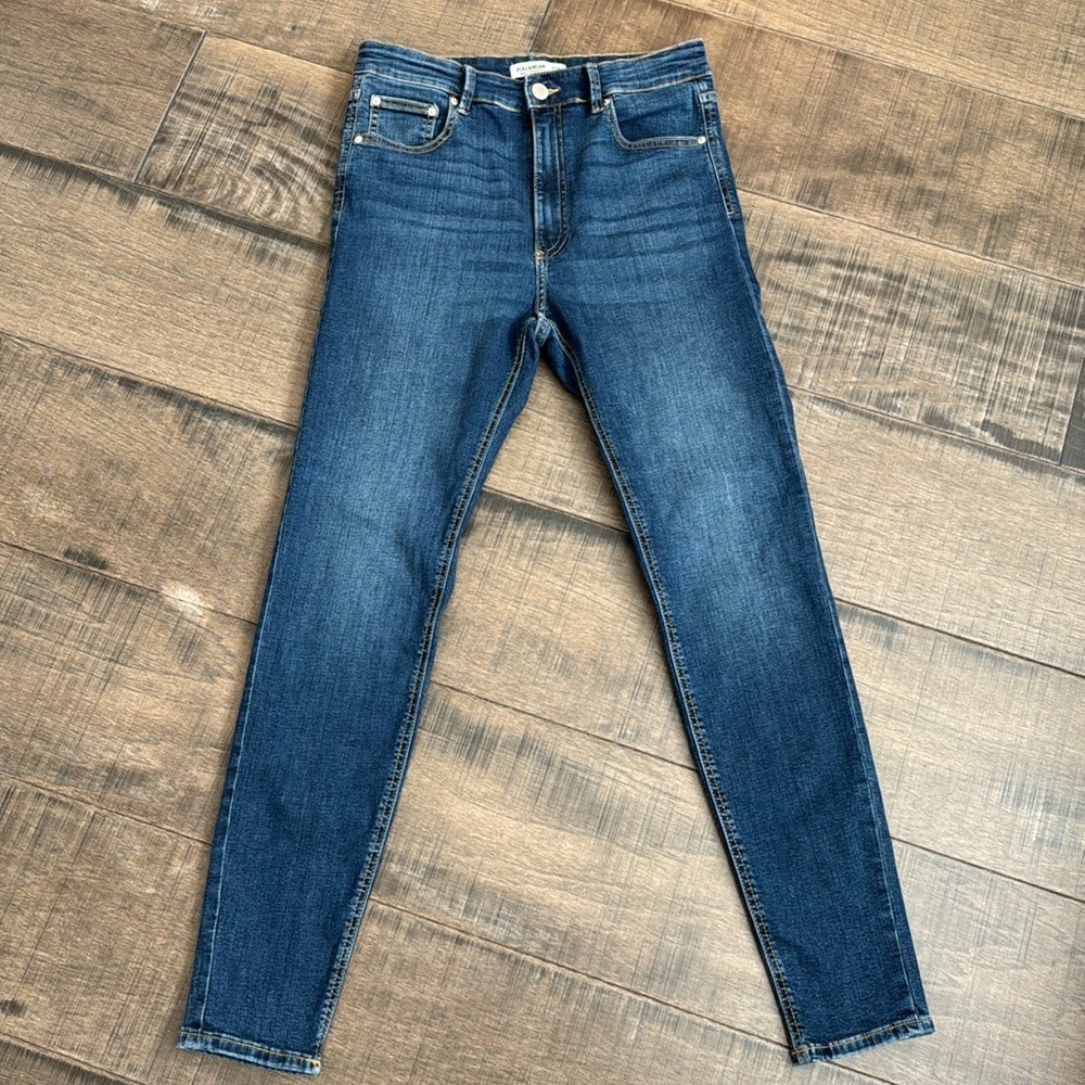 AS NEW PULL & BEAR SKINNY HIGH RISE JEANS SIZE 8